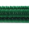Chenille Stems  6mmx12" Emerald Green  25 pc