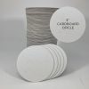 CARDBOARD SHAPES ROUND 3"