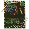 Scratch Art 50 Sheets Black 8.5"X11"