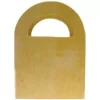 Wood Bag with Handle 2" X 4.25" X 5.75"