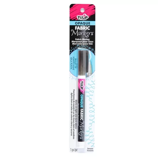 Bullet Fabric Marker Opaque BLACK