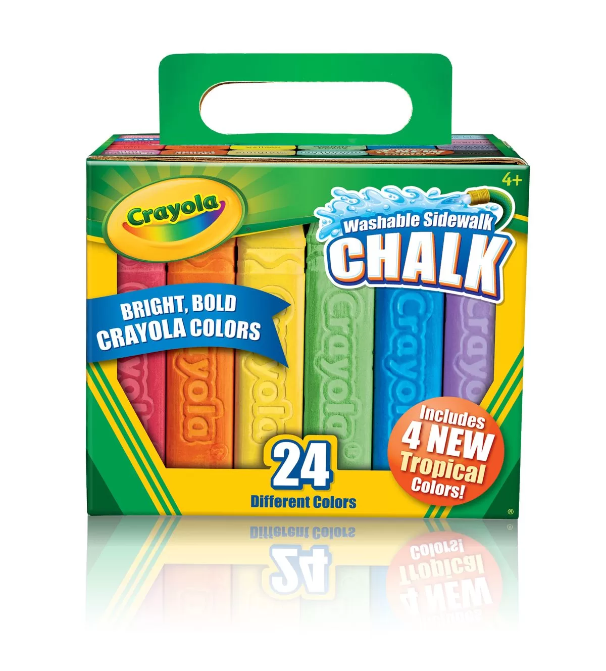 CRAYOLA WASH SIDEWALK CHALK 24