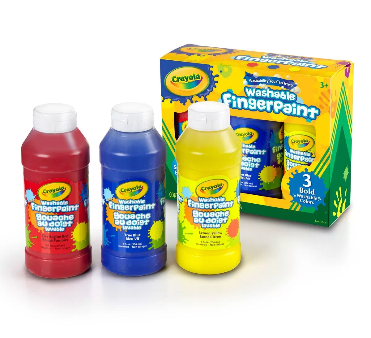 FINGER PAINT WASHABLE 3 PACK