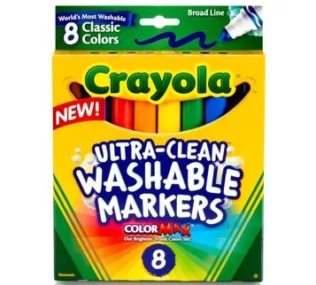 CRAYOLA MARK. 8PK CLASSICBROAD
