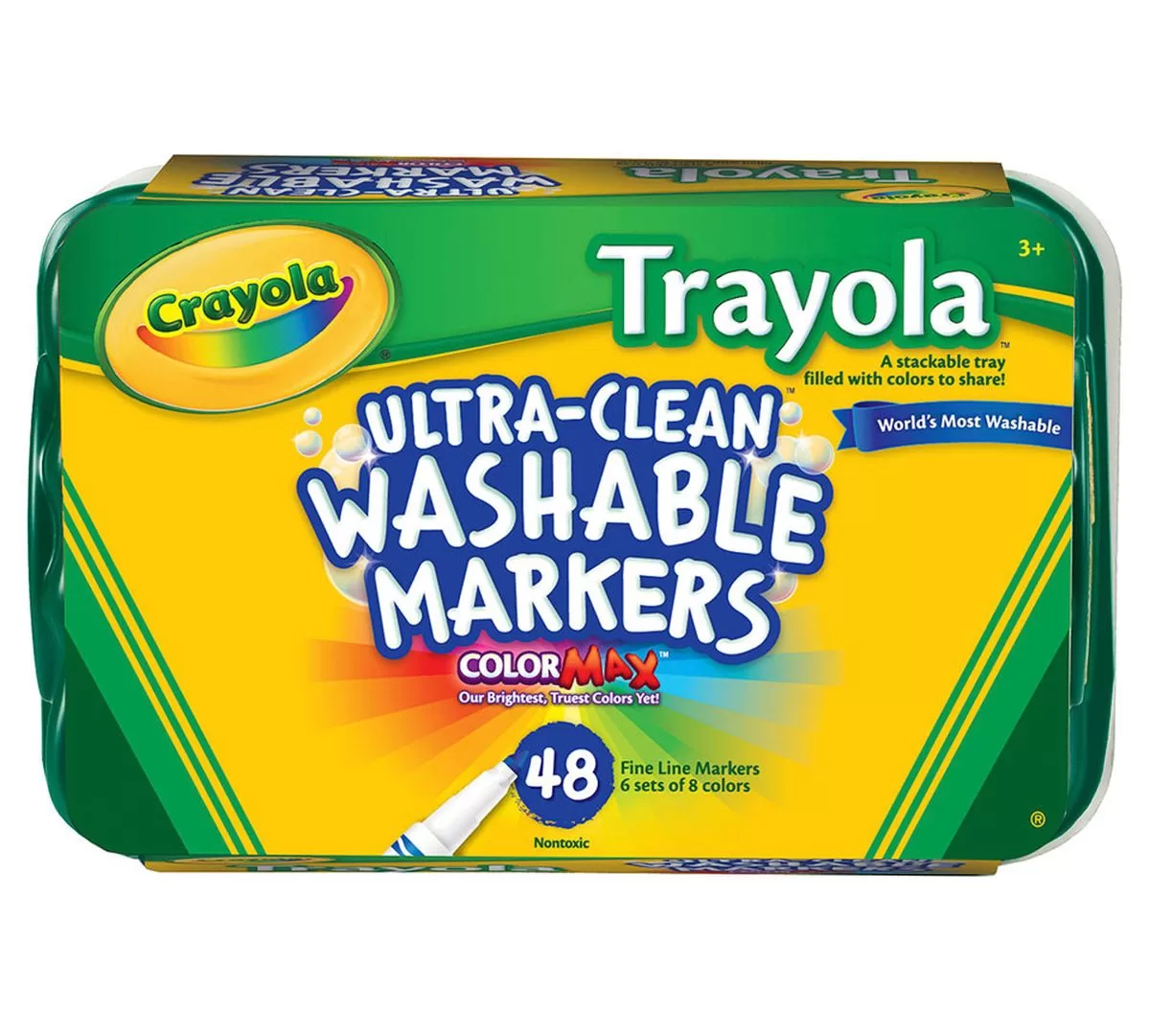 MARKERS FINE LINE WASHABLE 48 PACK