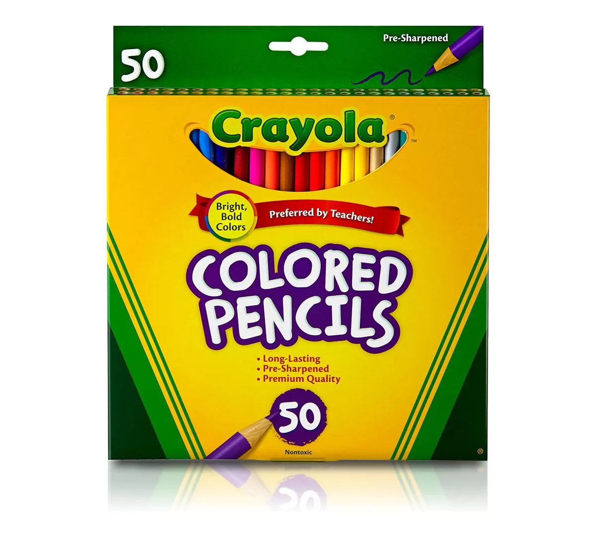 CRAYOLA COLORED PENCILS 50PC