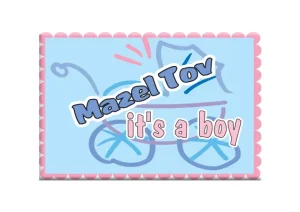 Jewish Magnet - Mazal Tov Its A Boy