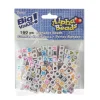 Alphabet Beads white cube colored letters 160 Pack