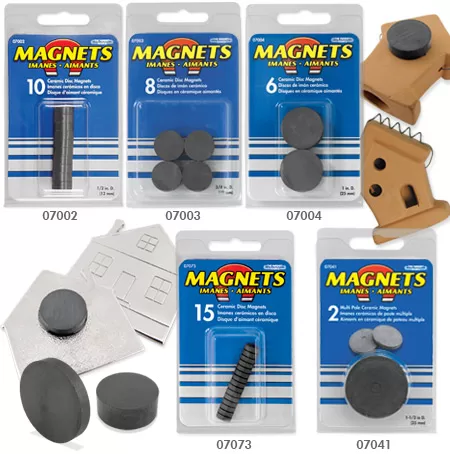 Super Strong Magnet Disks 1/2" Diameter 10 Pack