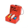 Fishing Tackle Box Red 1.31 x 1.5 inches