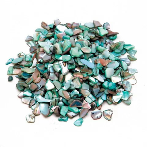 CRUSHED SHELLS SM AQUA GRN 16OZ